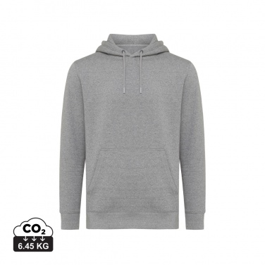 Logo trade promotional products image of: Iqoniq Rila lightweight recycled cotton hoodie